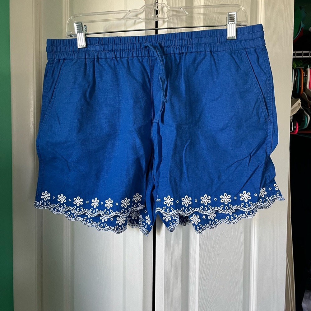 J.Crew Factory Pull On Linen Shorts